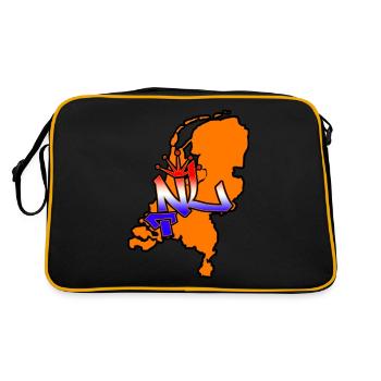 Hub Holland Hub !! - Sac Retro - noir/or - Dos