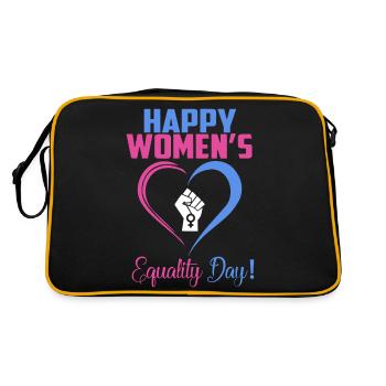 Happy Women's Equality Day - Retro Bag - black/gold - Back