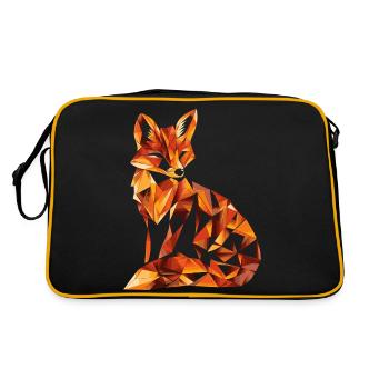 Fox Abstract Geometry - Retro Bag - black/gold - Back