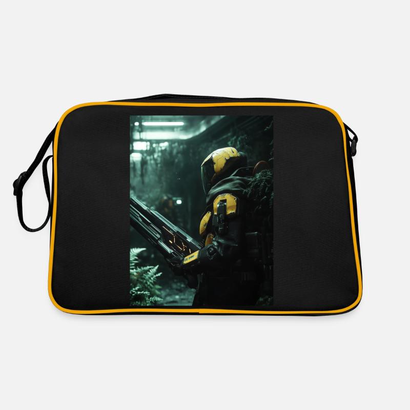 Sci Fi Krieger4 Retro Tasche