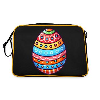 Easter egg - Retro Bag - black/gold - Back