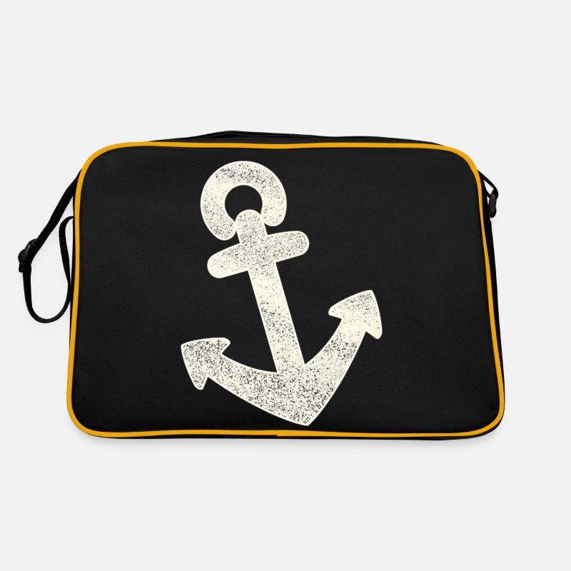 Anker distressed Retro Tasche
