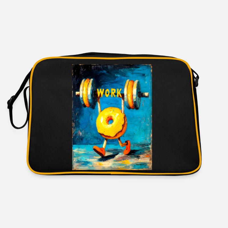 "Workout" by van Gogh Retro Bag