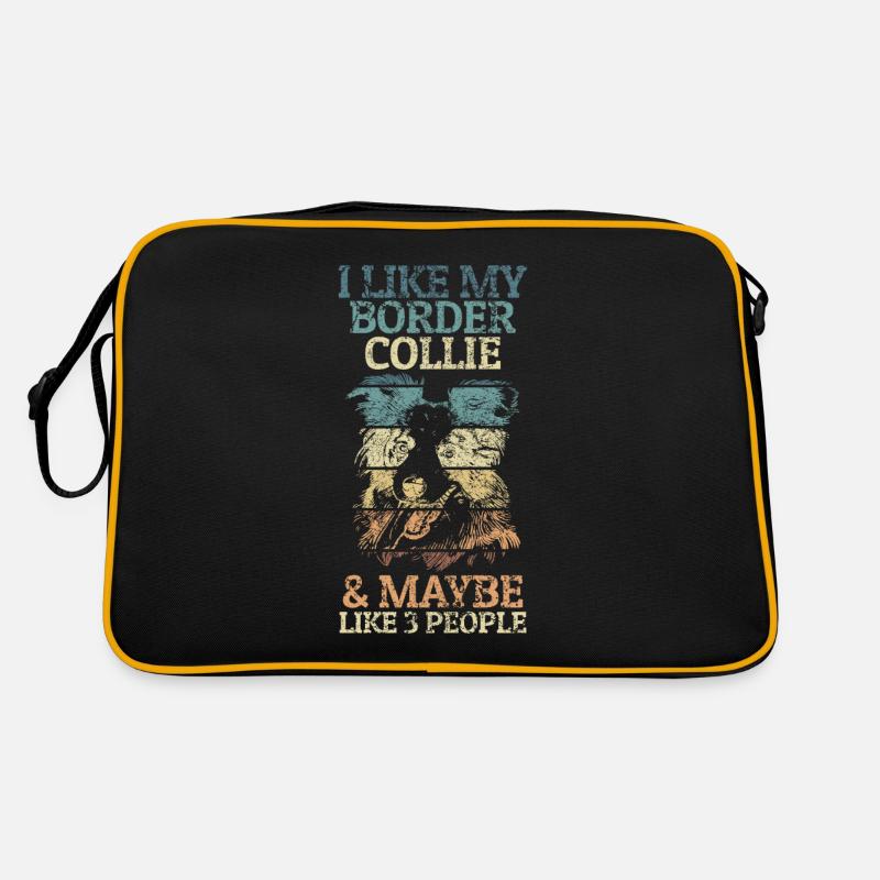 Unique artwork for Border Retro Bag