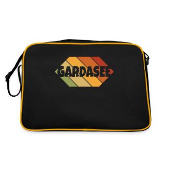 Lac de Garde Vélo Randonnée Randonnée Kite Surf Italie - Sac Retro - noir/or - Dos