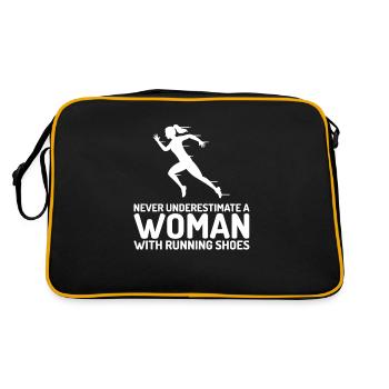 Jogging Courir Coureur Marathon - Sac Retro - noir/or - Dos