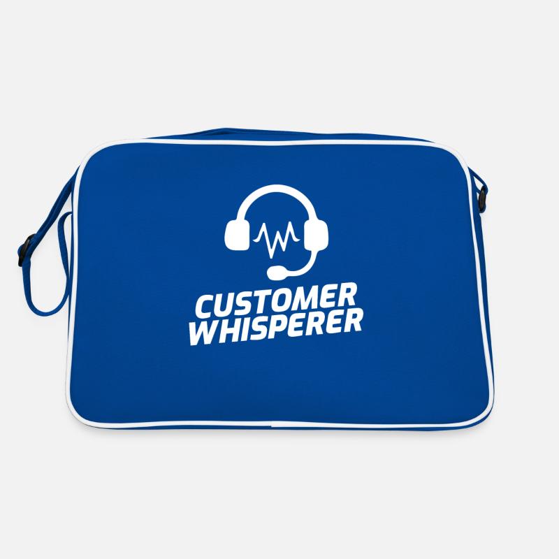 Customer Service Representative Call Center Agent Retro Tasche