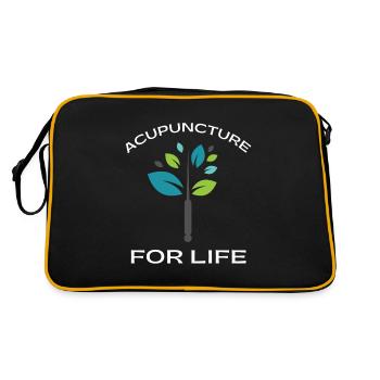 Acupuncturist Acupuncture Alternative Medicine - Sac Retro - noir/or - Dos