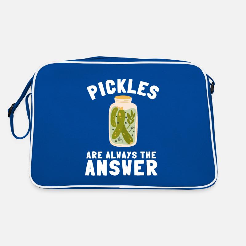 Cornichons Concombre Cornichon Lover Pot de cornichon en conserve Sac Retro