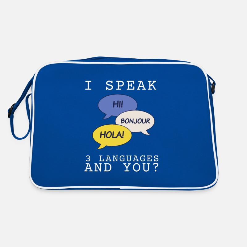 Dual Language Team Bilingue Enseignant Tuteur Sac Retro