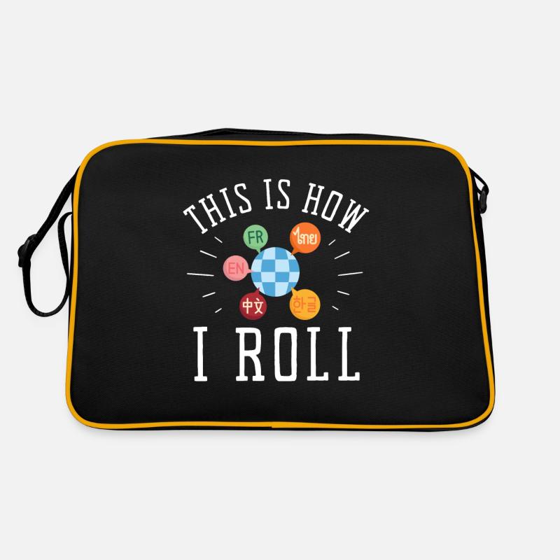 Dual Language Team Bilingue Enseignant Tuteur Sac Retro