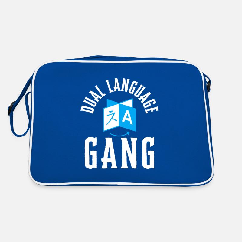 Dual Language Team Bilingue Enseignant Tuteur Sac Retro