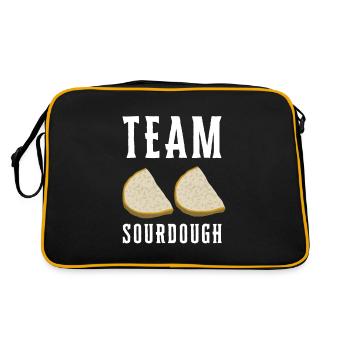 Sourdough Bread Baking Bakers Sourdough Starter - Retro Tasche - Schwarz/Gold - Hinten