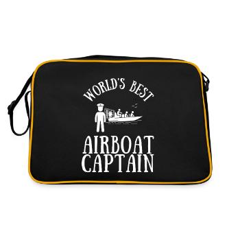 Hydroplane des marais Fanboat Airboating Hover - Sac Retro - noir/or - Dos