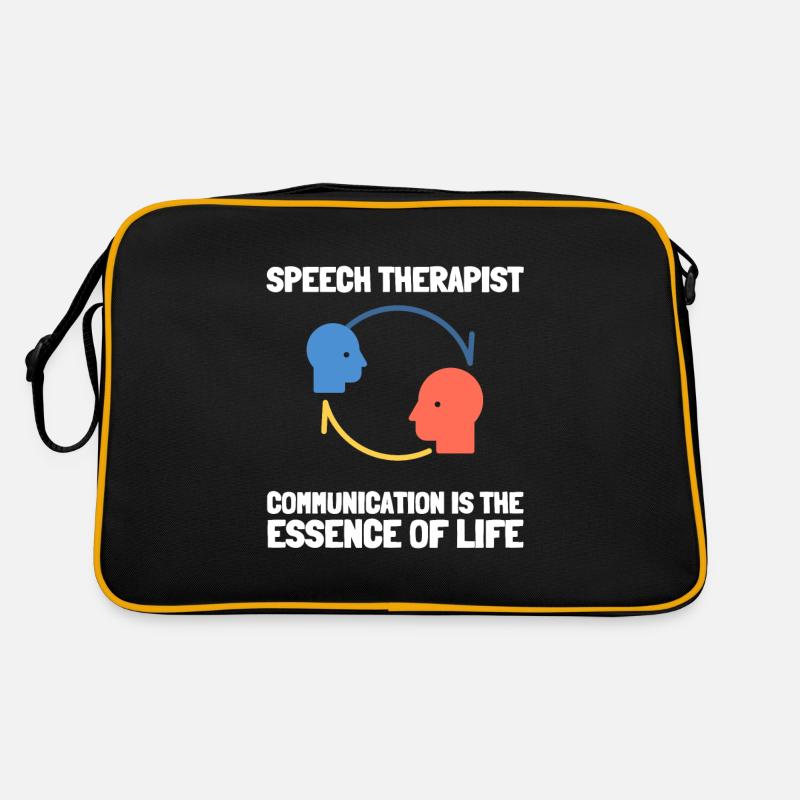 Speech Language Pathologist Speech Therapy SLP Retro Tasche