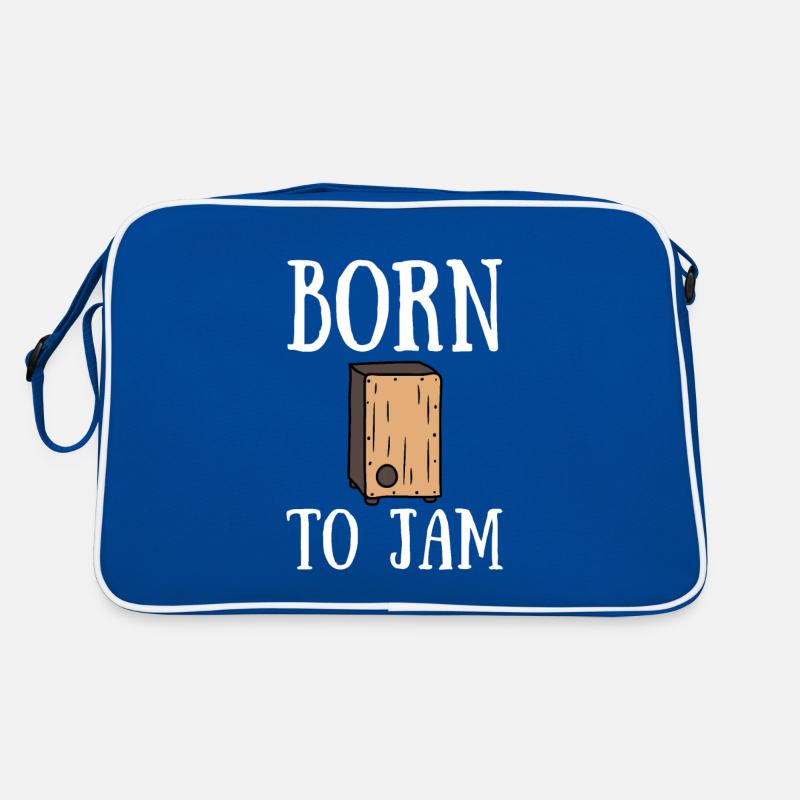 Cajon Box Drum Instrument Peruvian Cajon Retro Tasche