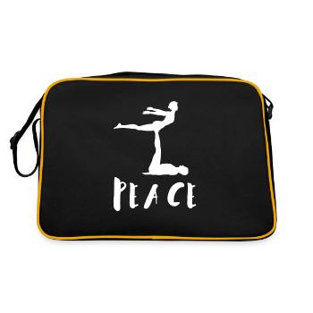 Acroyoga Manual Acro Yoga Yogi - Retro Bag - black/gold - Back