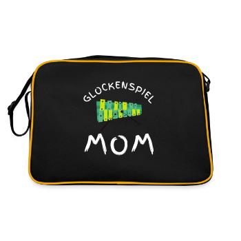 Vibraphone Mom Marimba Ninja And Mallet - Retro Bag - black/gold - Back