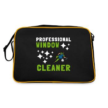 Window Cleaner Services Car Window Cleaning Window - Retro Bag - black/gold - Back