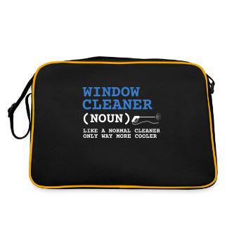 Window Cleaner Services Car Window Cleaning Window - Retro Bag - black/gold - Back