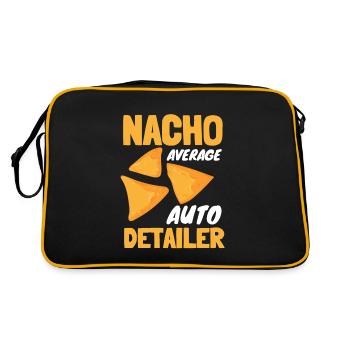 Mobile Car Polisher Waxer Interior Car Detailer - Retro Tasche - Schwarz/Gold - Hinten