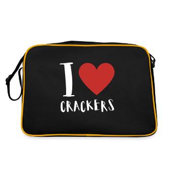 Rosemary Crab Cracker And Flatbread Salty Cracker - Retro Bag - black/gold - Back