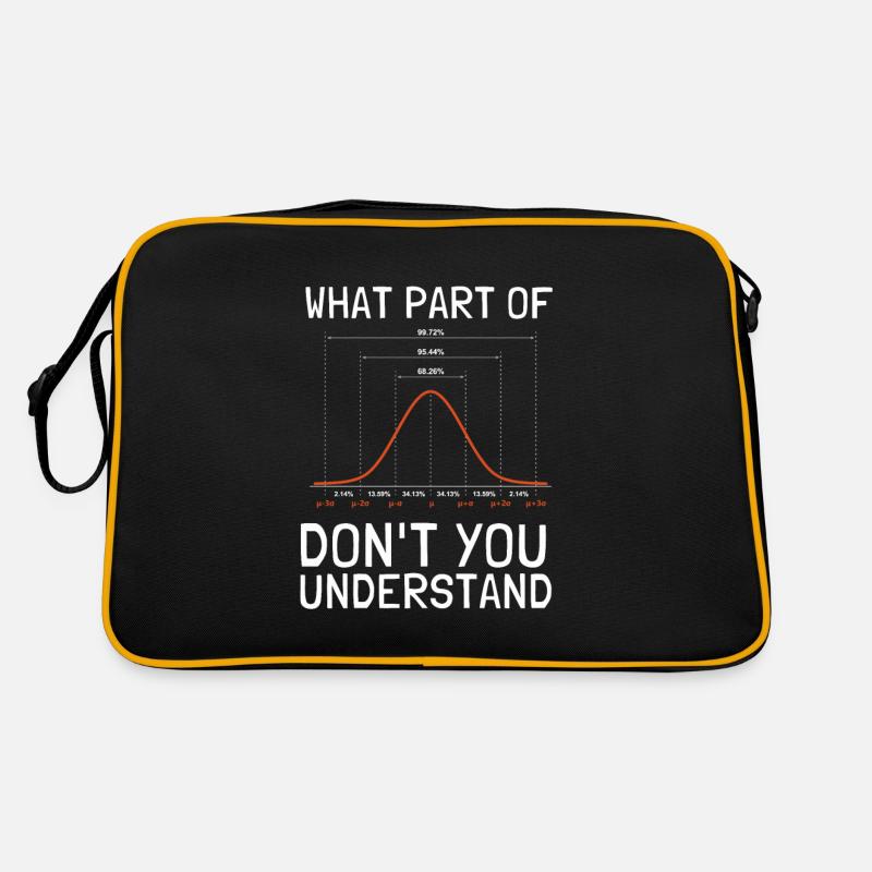 Data Scientist statisticien de la distribution normale Sac Retro