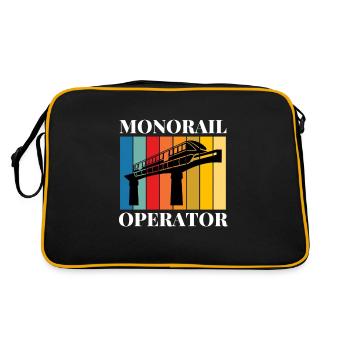 Les transports en commun se tiennent à l’écart de - Sac Retro - noir/or - Dos