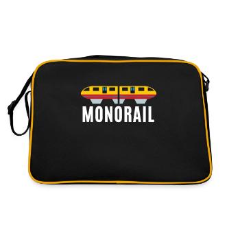 Les transports en commun se tiennent à l’écart de - Sac Retro - noir/or - Dos