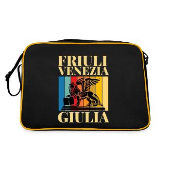Venice Gondola Italy Venezia - Retro Bag - black/gold - Back