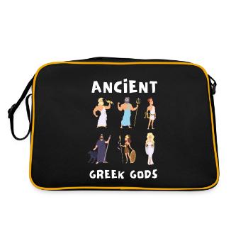 Mythologie grecque Dieux Grèce antique - Sac Retro - noir/or - Dos