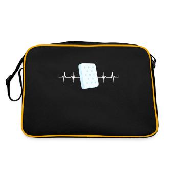 Meilleur docteur en matelas de lit vendeur - Sac Retro - noir/or - Dos