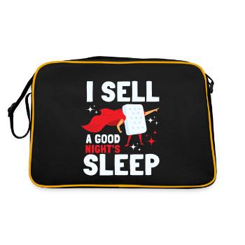Meilleur vendeur de matelas de lit Docteur - Sac Retro - noir/or - Dos