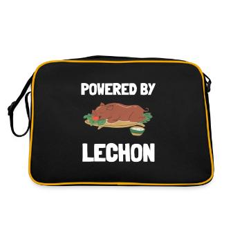 Latino Cuban Cuba Baseball - Retro Bag - black/gold - Back
