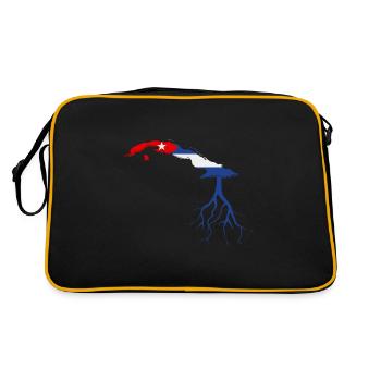 Latino cubain Cuba Baseball - Sac Retro - noir/or - Dos