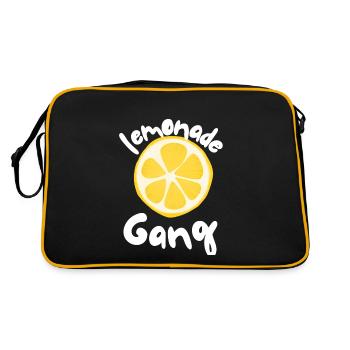 Sell Lemonade Stand Boss Juice Business Lemon - Retro Tasche - Schwarz/Gold - Hinten