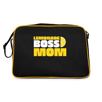 Sell Lemonade Stand Boss Juice Business Lemon - Retro Tasche - Schwarz/Gold - Hinten