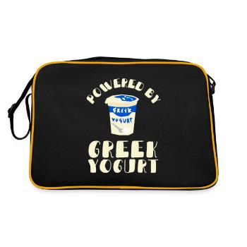 Probiotics Dairy Products, Frozen Yogurt - Retro Bag - black/gold - Back