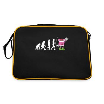 Probiotics Dairy Products, Frozen Yogurt - Retro Bag - black/gold - Back