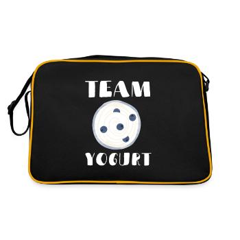 Probiotics Dairy Products, Frozen Yogurt - Retro Bag - black/gold - Back