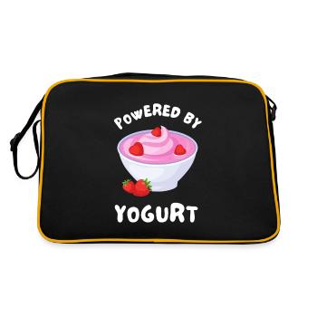 Probiotics Dairy Products, Frozen Yogurt - Retro Bag - black/gold - Back
