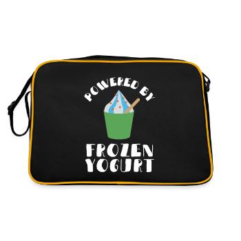 Probiotics Dairy Products, Frozen Yogurt - Retro Bag - black/gold - Back