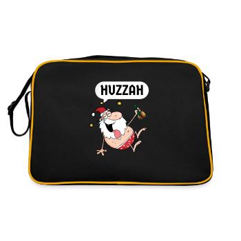 Huzzah Renaissance Festival Ren Faire Knight - Retro Tasche - Schwarz/Gold - Hinten