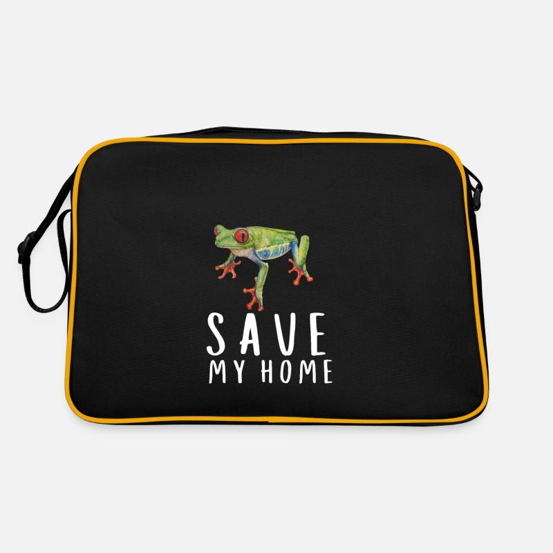 Agalychnis Callidryas Red Eyed Tree Frog Retro Tasche