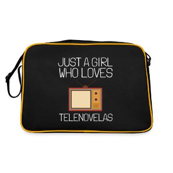 Telenovela Columbianas, émissions hispaniques et feuilletons - Sac Retro - noir/or - Dos