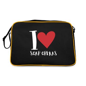Telenovela Columbianas, émissions hispaniques et feuilletons - Sac Retro - noir/or - Dos