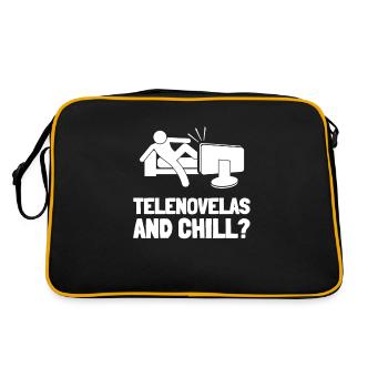 Telenovela Columbianas, émissions hispaniques et feuilletons - Sac Retro - noir/or - Dos