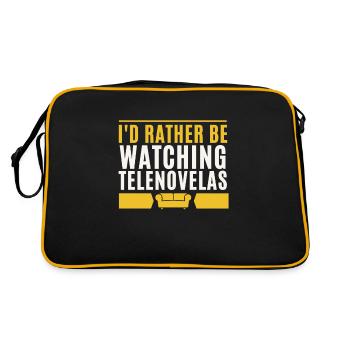 Telenovela Columbianas, émissions hispaniques et feuilletons - Sac Retro - noir/or - Dos