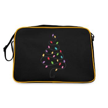 Décorateur de lumière de Noël Éclairage extérieur - Sac Retro - noir/or - Dos
