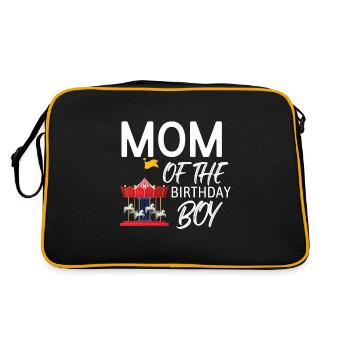 Carnival Party Birthday Girl Cumpleaños Carousel - Retro Bag - black/gold - Back